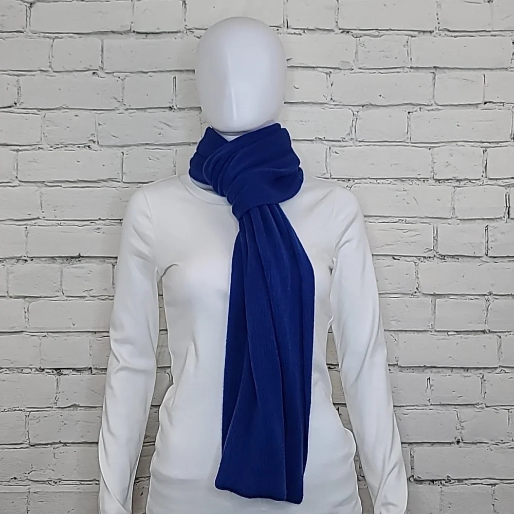 Calvin Klein Super Soft Acrylic Knit Cold Weather Loop/Infinity Scarf Klein Blue